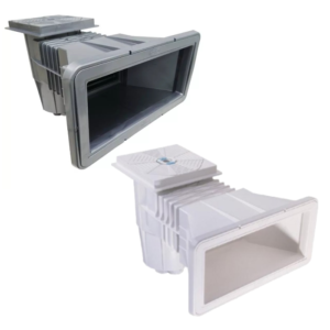 SKIMMER BRANCO E PRATA